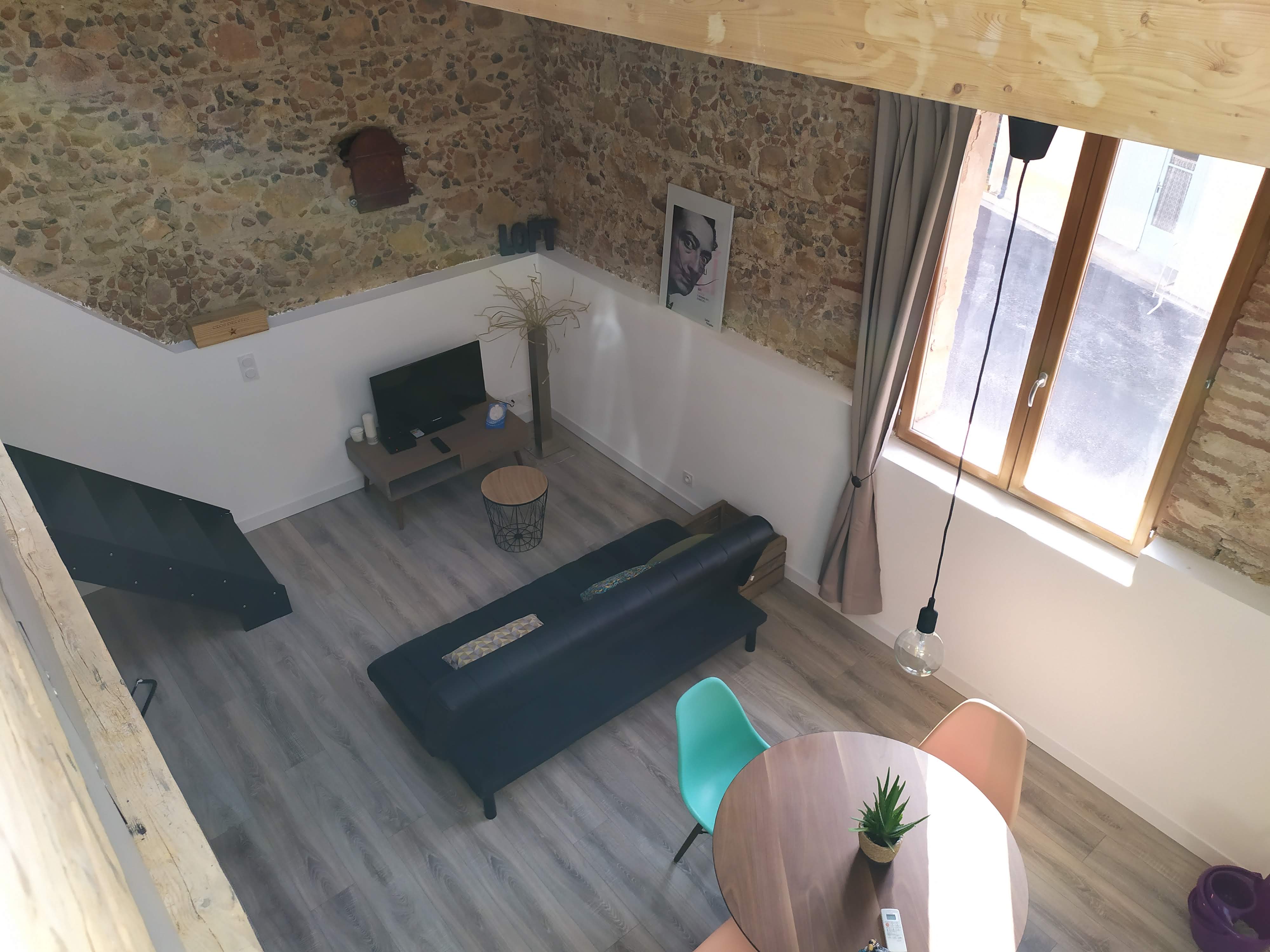 Salon - vue depuis la mezzanine